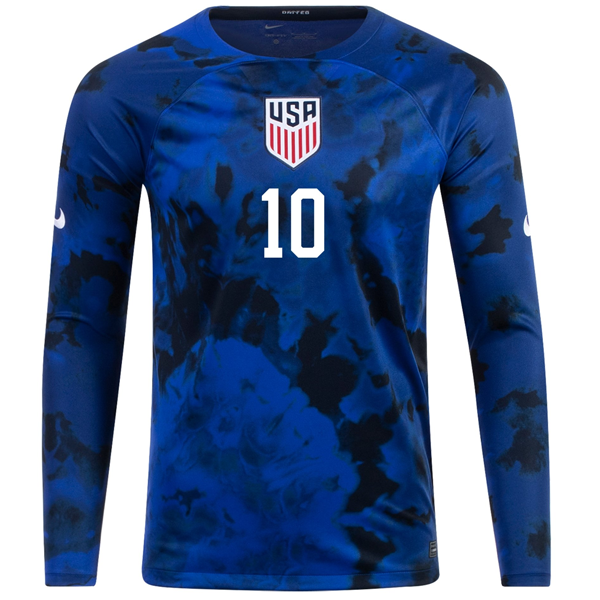 Eye-catching Men Usa Christian Pulisic Top-grade Away Jersey 2022