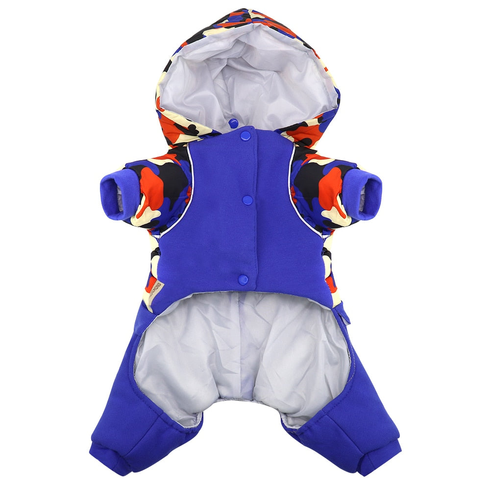 Trendy Warm Winter Jumpsuits For French Bulldog (ws302) for Home Use