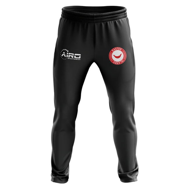 Athletic Easter Islands Concept Football Training Pants (Black)