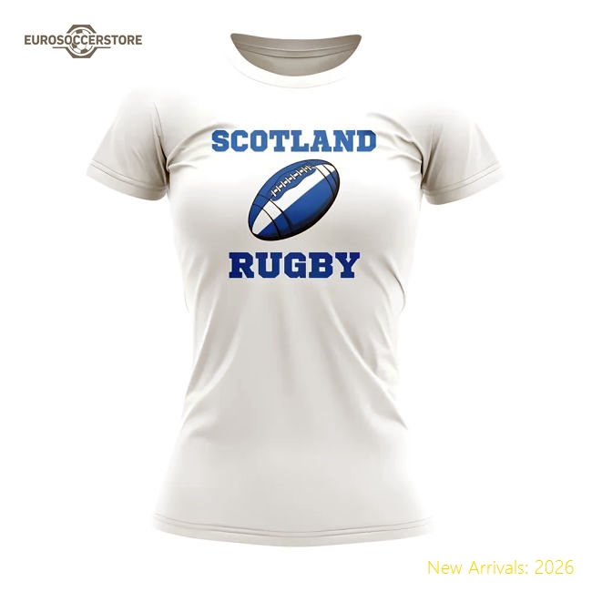 Scotland Rugby Training Wear Fan Version Ladies Shirt Soccer Wear