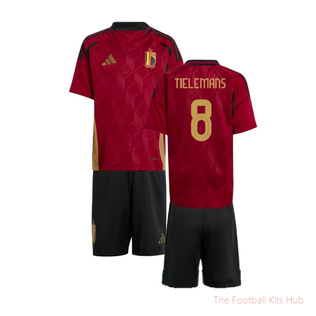 2024-2025 Belgium Home Mini Kit (Tielemans 8)