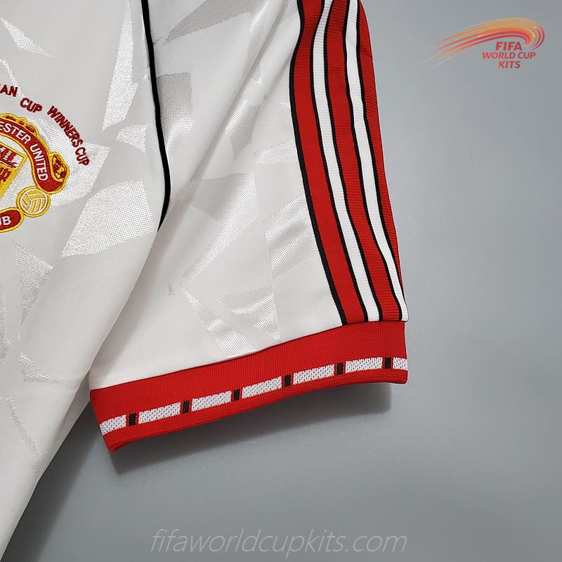 Secondary Soccer Uniform of Manchester United 90-91 season