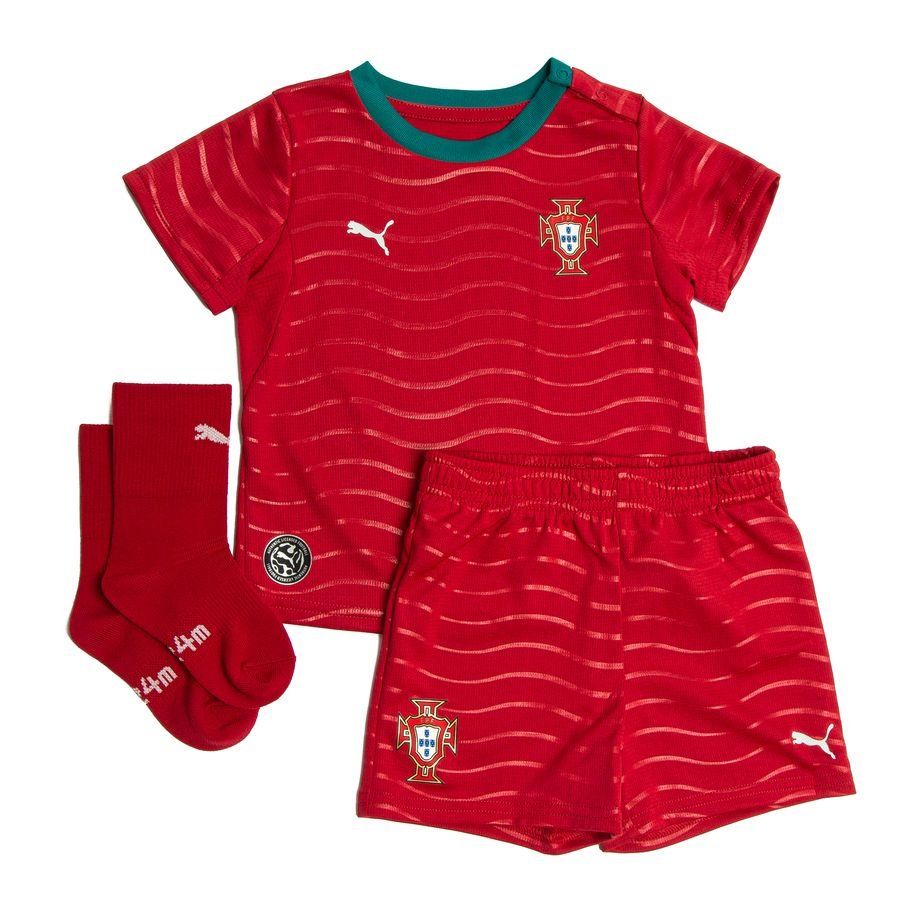 Portugal Home Shirt World Cup 2026 Baby Kit Kids