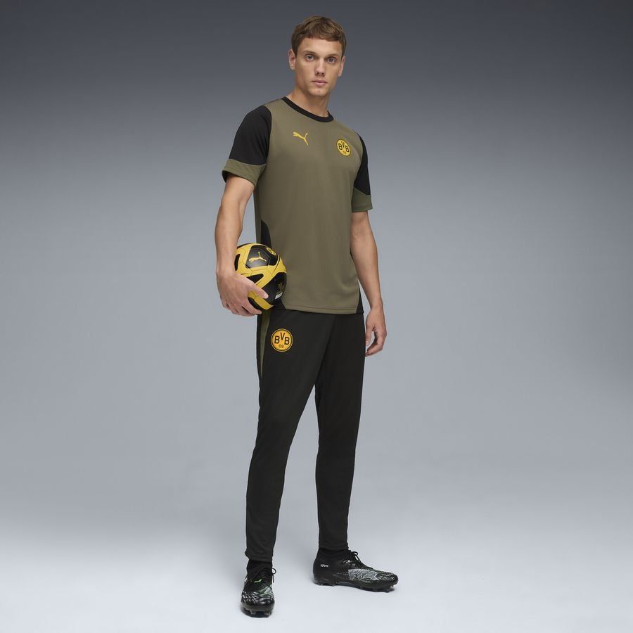 Dortmund Training T Shirt Loden Green/puma Jet Black