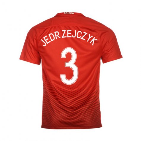 Premium Quality Poland Away 2016 Jedrzejczyk 3 Soccer Jersey Shirt