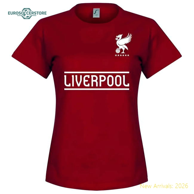 Liverpool T-Shirt Fan Version For Women Red Game Day Jersey