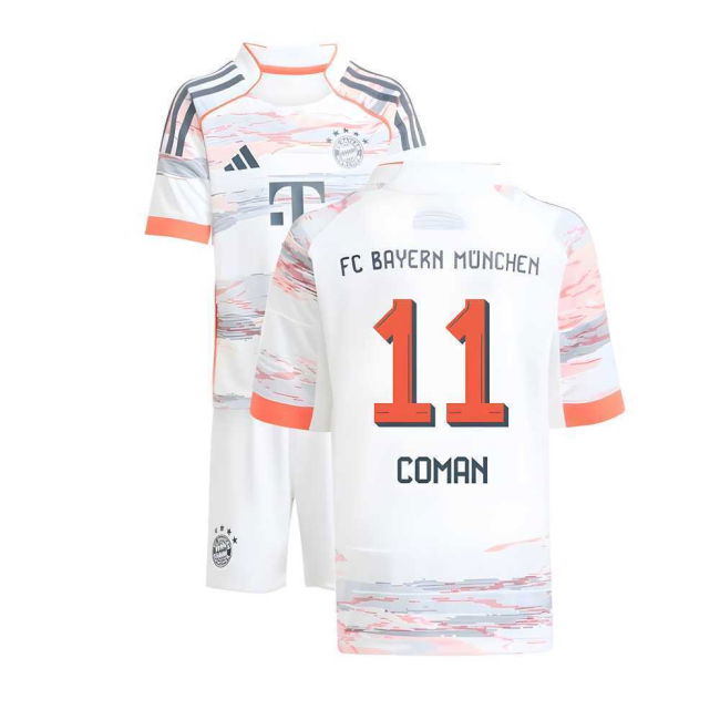 2025-2026 Bayern Away Kit (Coman 11) Antibacterial Durable Stitching