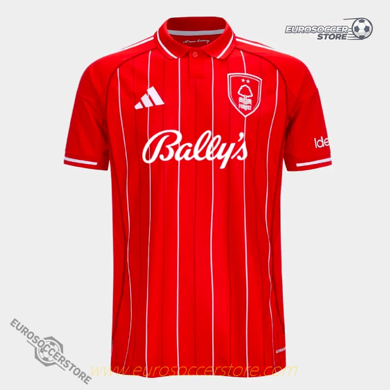 Nottingham Forest Home AWONIYI 9 Football Jersey for the 25-26 Season