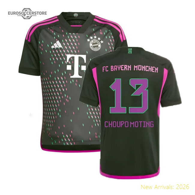 Popular 2023-2024 Bayern Munich Away Shirt (Kids) (Choupo Moting 13)