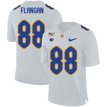 Men's None Matt Flanagan #88 premium White 2024 away jersey Jersey