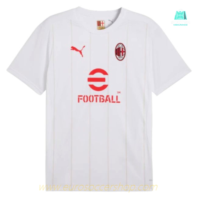 2024-2025 AC Milan Prematch SS Jersey (White)