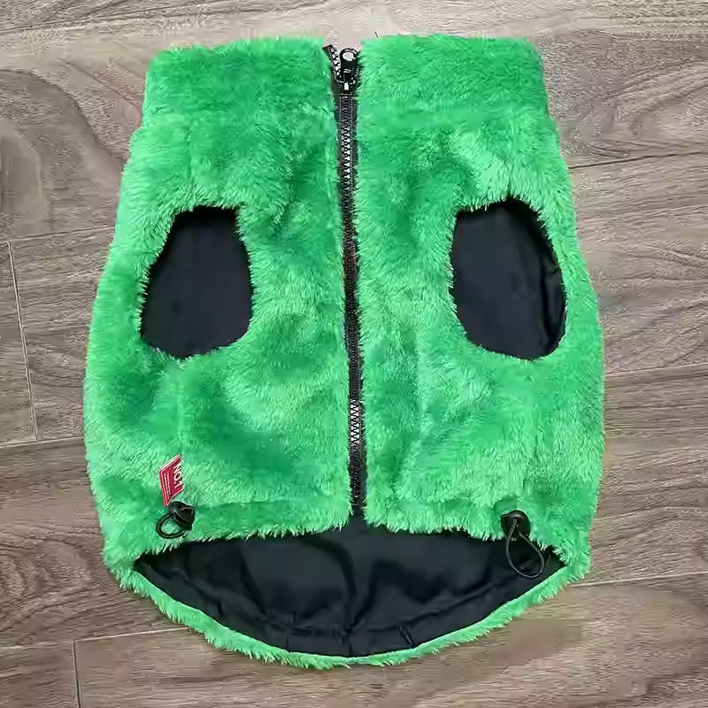 - Safe Soft Fluffy French Bulldog Vest Winter Wear | Vet-recommended