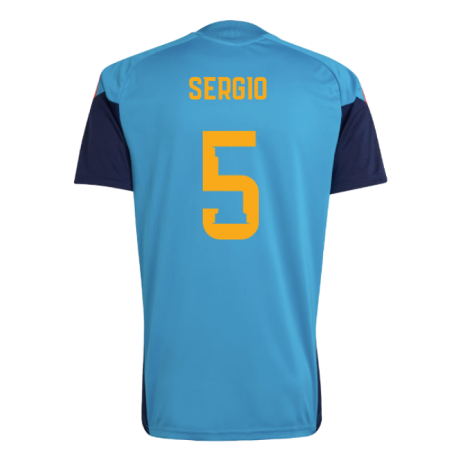 2026-2027 Spain Training Jersey (Bold Aqua) (Sergio 5)