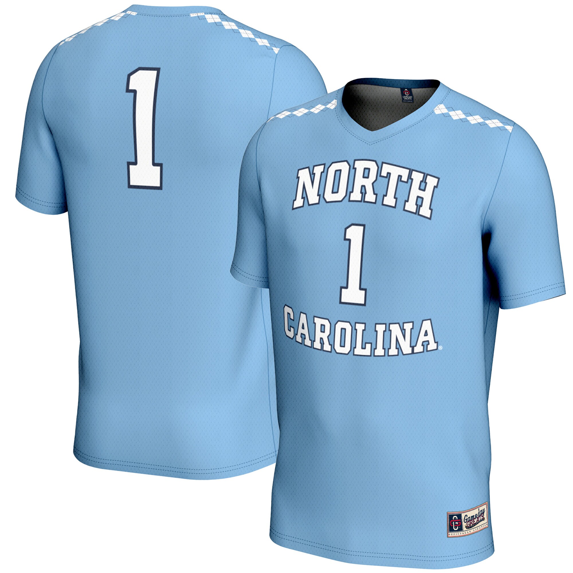 [DDG] North Carolina Tar Heels GameDay Greats Youth Lightweight Women's Lacrosse Jersey - Carolina Blue