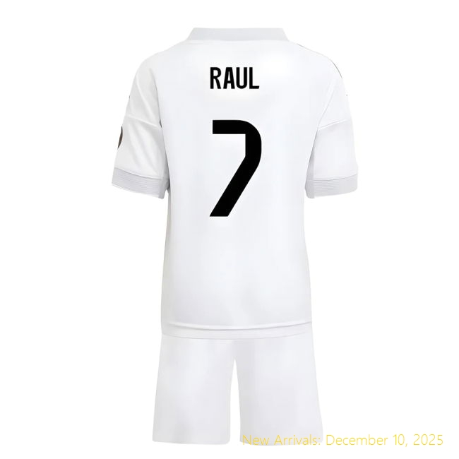 2025-2026 Real Madrid Home None - Genuine Game Day (Raul 7)