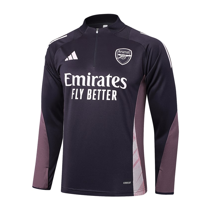 Arsenal Training Suit 2024 2025 Black Pink