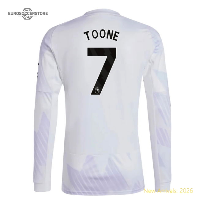 Superior 2025-2026 Man Utd Long Sleeve Away Shirt (toone 7)