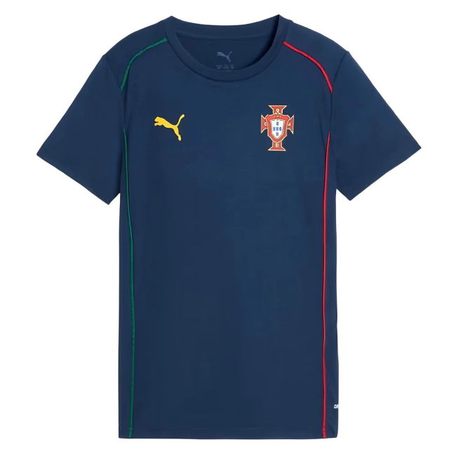 2025-2026 Portugal Casuals Tee (Persian Blue) - Kids Quality