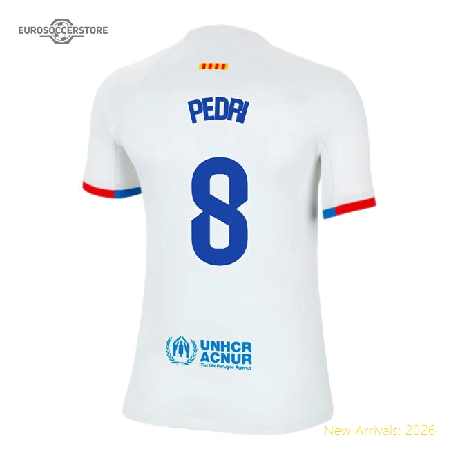 2023-2024 Barcelona Away Shirt (Kids) (Pedri 8)