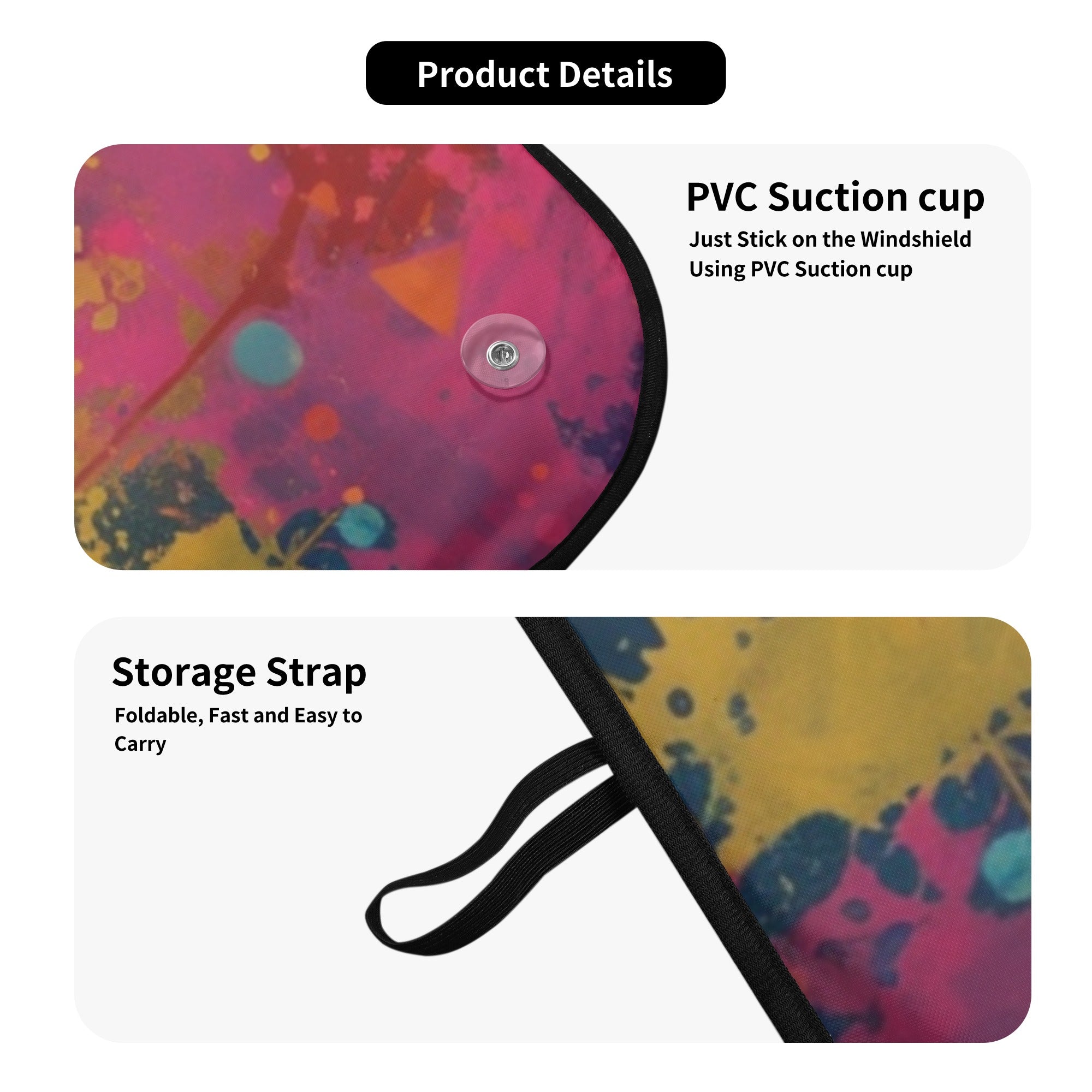 French Bulldog Spud Car Auto Sun Shade Essential Dog Supply