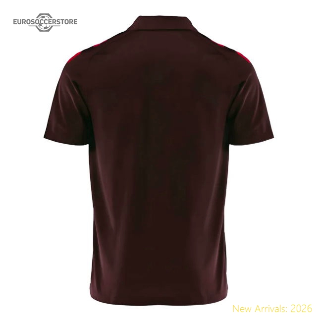 2024-2025 Bayern Munich Polo Shirt (shadow Maroon) - Collectors Item