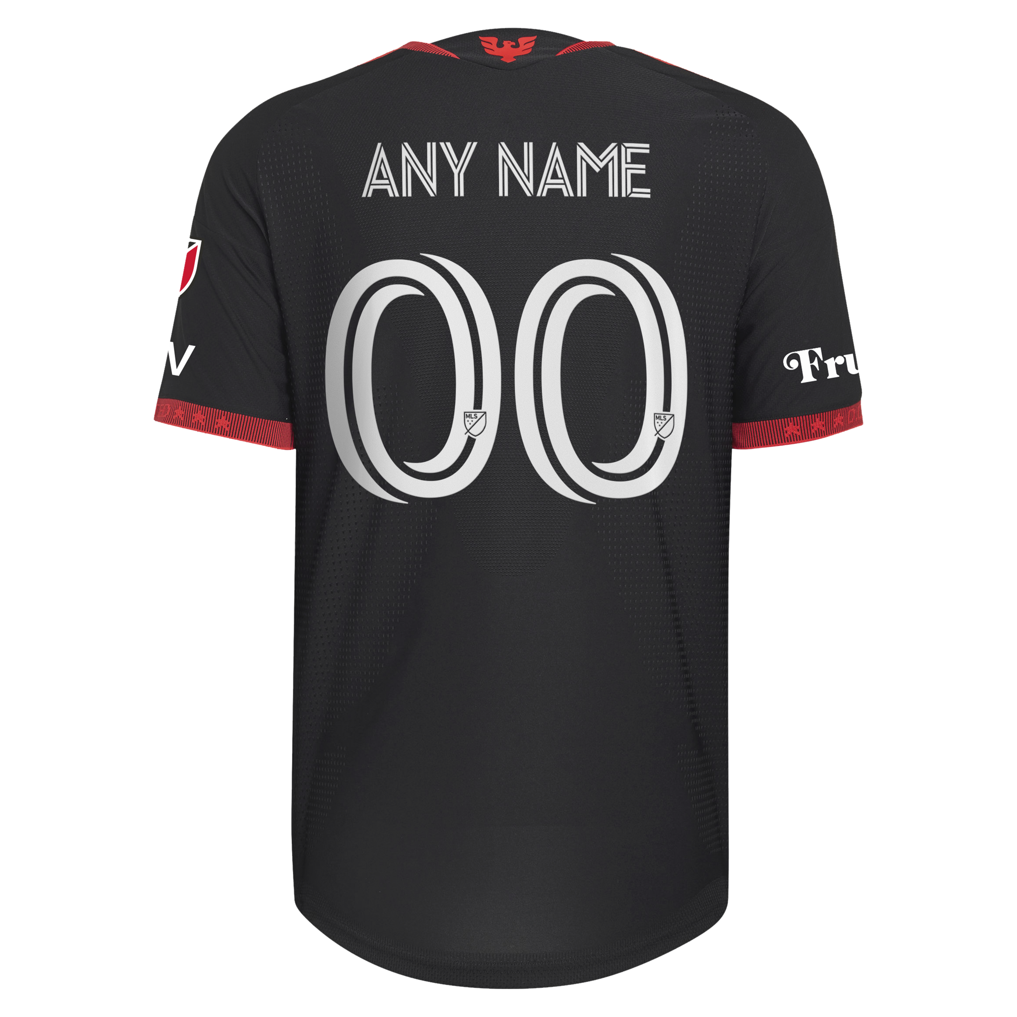 [JED] D.C. United 2026 Black-and-Red Kit On-Field Authentic Patch Custom Jersey - Black