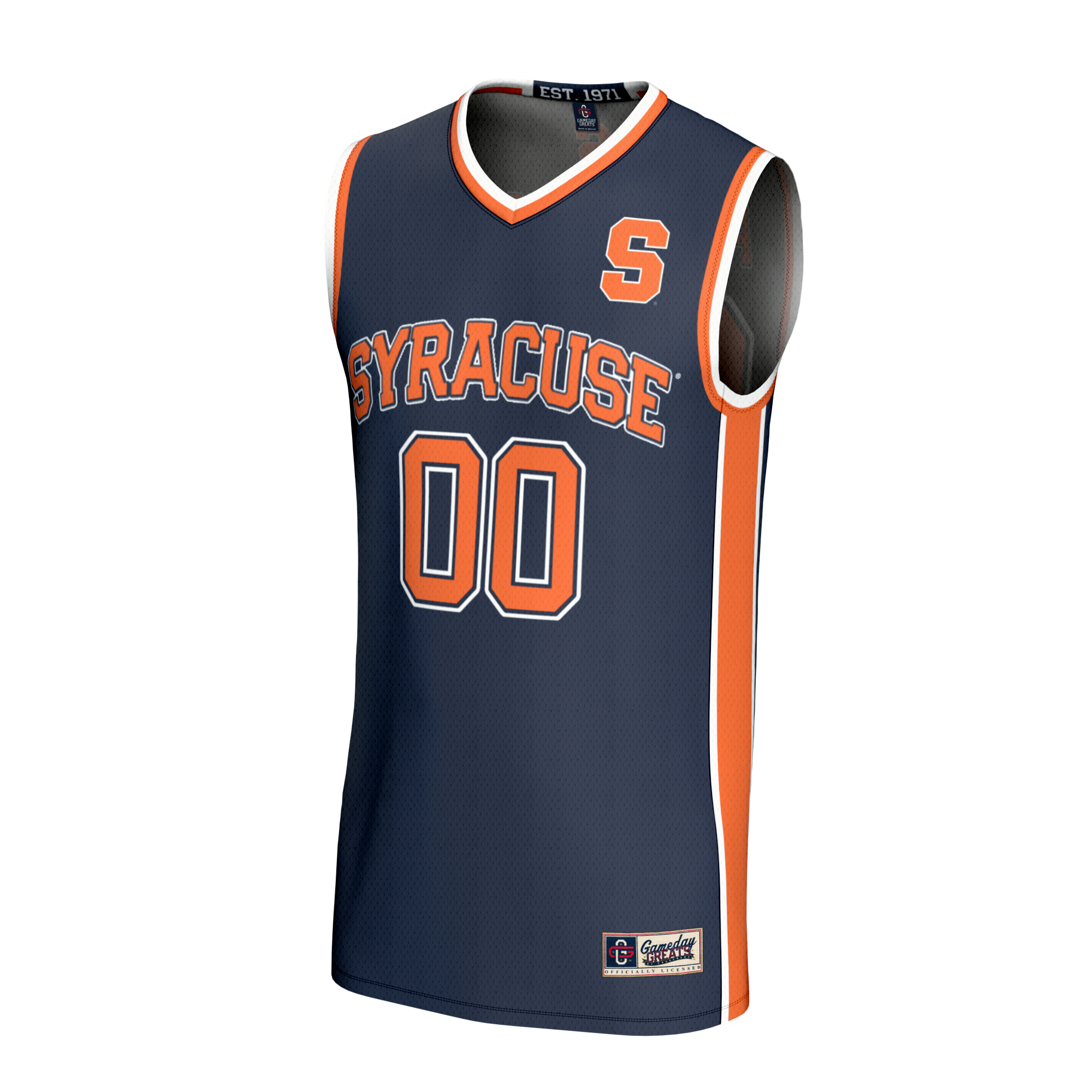 [NJP] Syracuse Orange GameDay Greats Youth Lightweight Collegiate Women's Basketball NIL Pick-A-Player Fashion Jersey - Navy