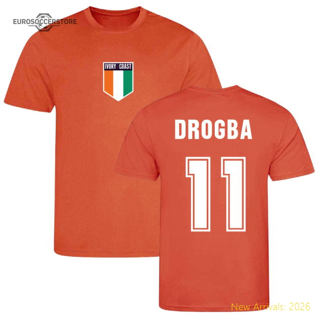 Drogba Ivory Coast Training Game Wear Jersey Ready