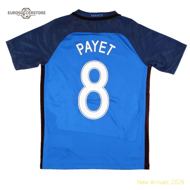 France 2016-17 Home Shirt (SB) Payet #8 (Mint)