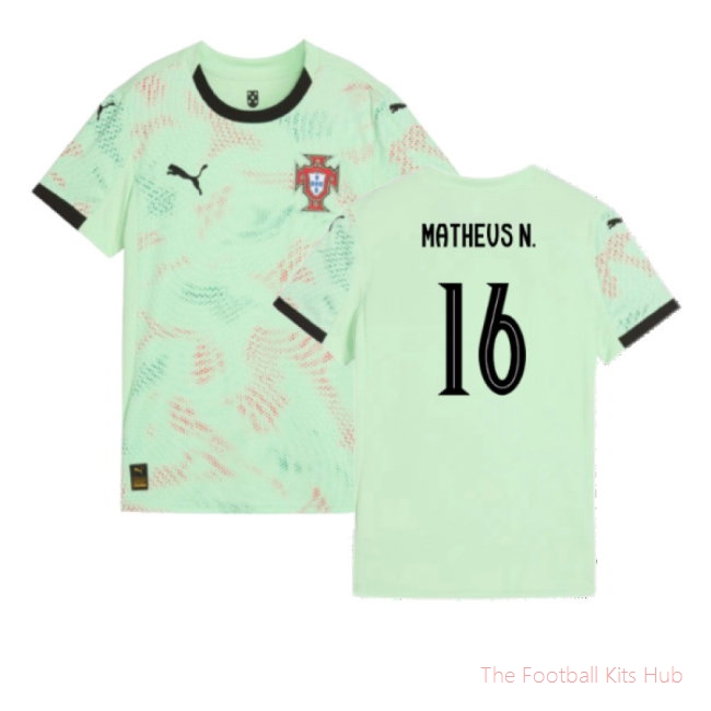 [LK] 2025/26 Portugal Womens Team Away Shirt (Ladies) (Matheus N. 16)