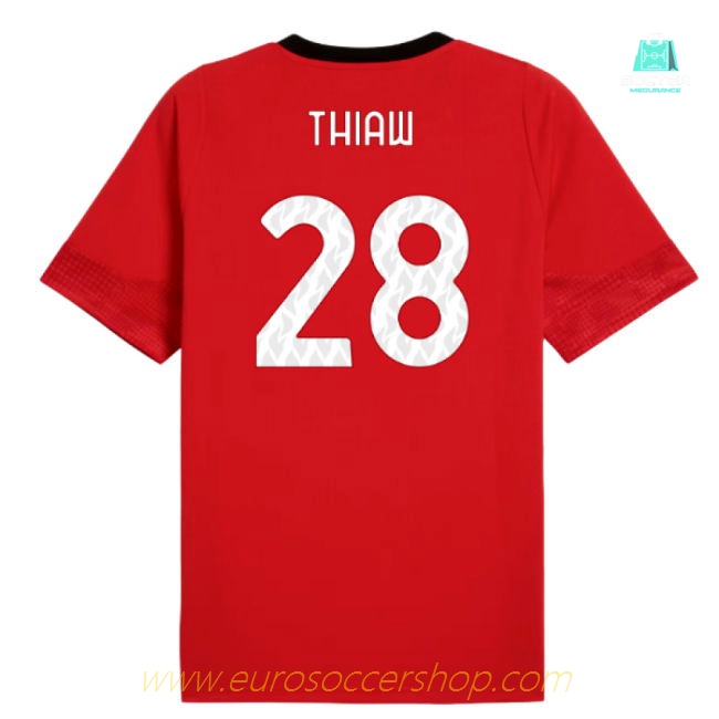 2025-2026 AC Milan Training Jersey (Red) (Thiaw 28)