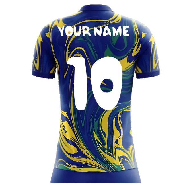World 2025-2026 Brazil Away Concept Shirt (Your Name) Championship