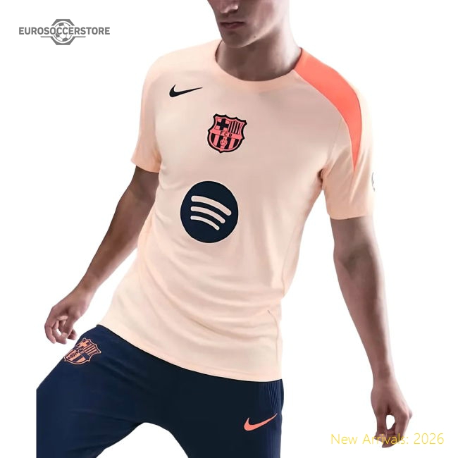 2025-2026 Fcb Third T90 Strike Dri-fit Shirt (orange) - Supporter Edition