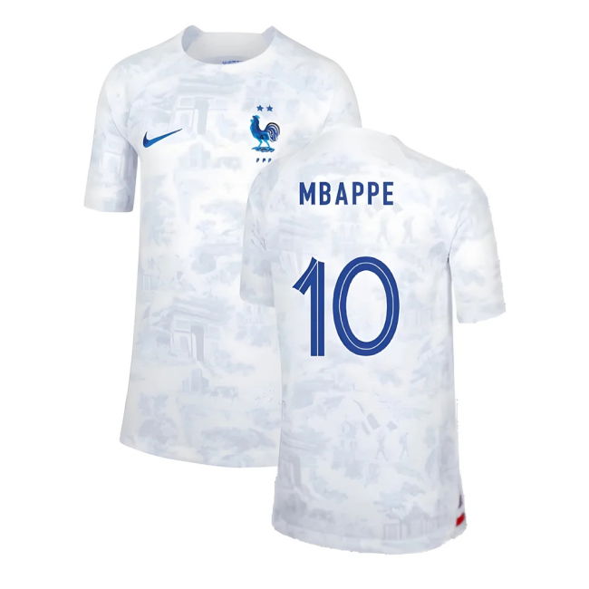 Kids Mbappe 10 2025 Edition Lightweight France Away Match Shirt