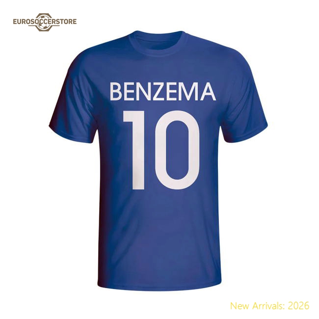 Karim Benzema France Hero T-shirt (blue) - Kids
