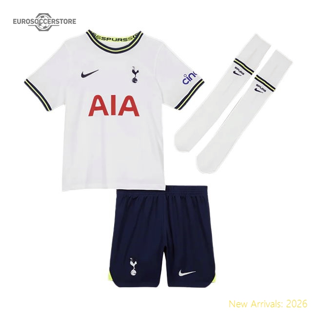 2022-2023 Tottenham Little Boys Home Mini Kit Player Replica
