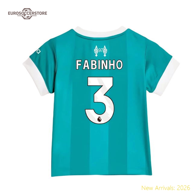 2025-2026 Liverpool Third Mini Kit (Fabinho 3)
