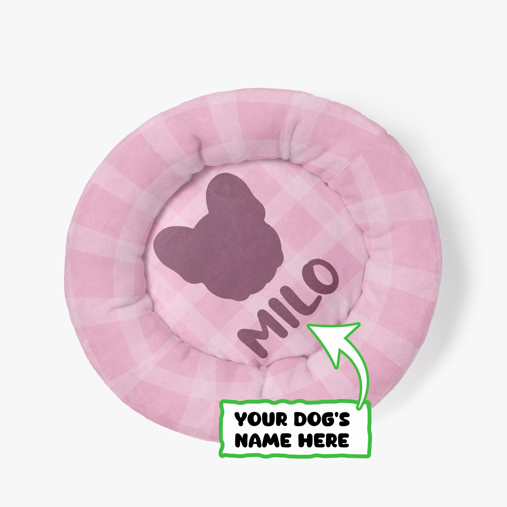 French Bulldog Milo Custom Cloud Comfort Frenchie Bed | Personalized