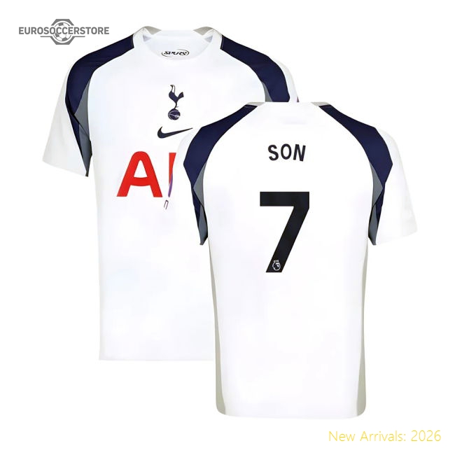 Exclusive Home Tottenham Hotspur Son Jersey 2025-2026 Climate-adaptive
