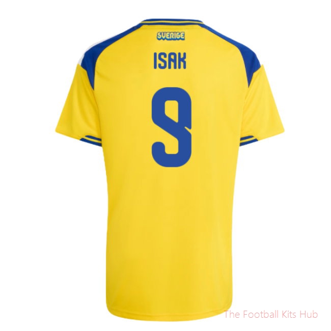 2026-2027 Sweden Home Shirt (Kids) (Isak 9)