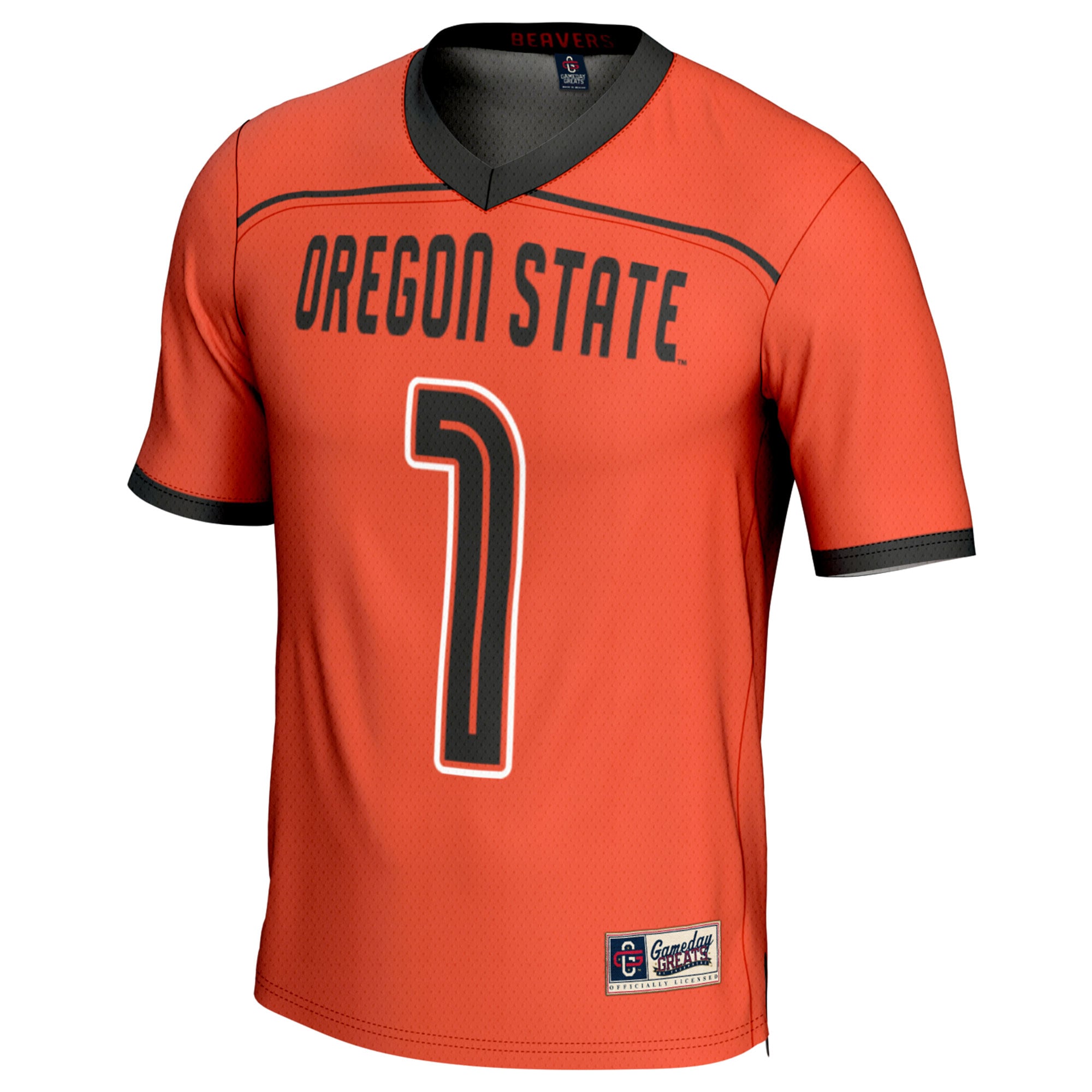 [DDG] Oregon State Beavers GameDay Greats Unisex Men's Lacrosse Fashion Jersey - Orange