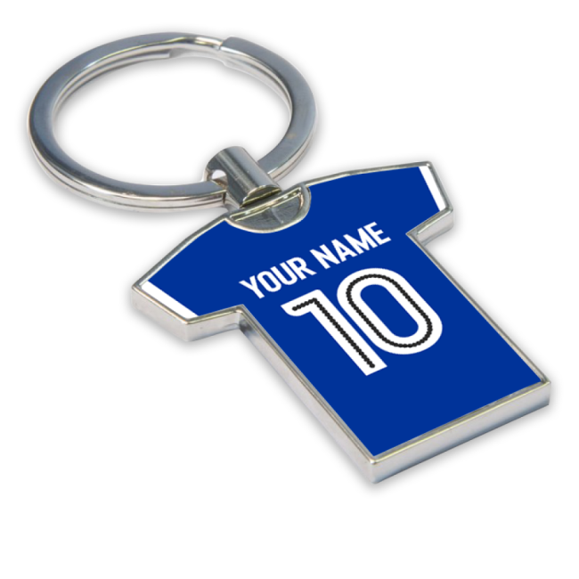 Personalised Ipswich Town Shirt Key Ring Football