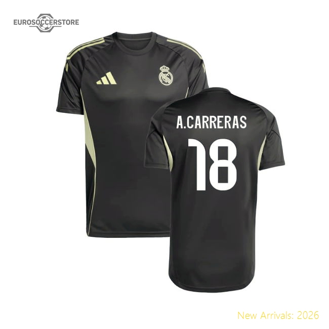 Authentic 2025-2026 Real Madrid Training Jersey (Utility Grey) (A.Carreras