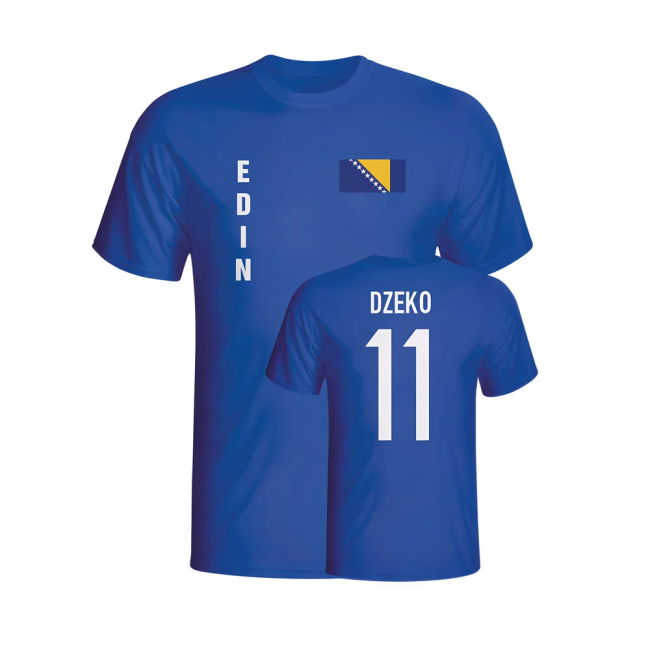 Official Edin Dzeko Bosnia Jersey Cup Durable Team National