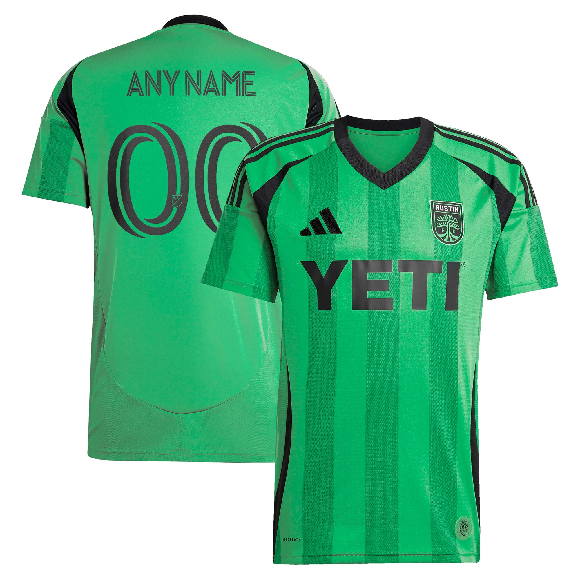 [SJH] Austin FC 2025 The Heartbeat Kit Replica Custom Jersey - Green