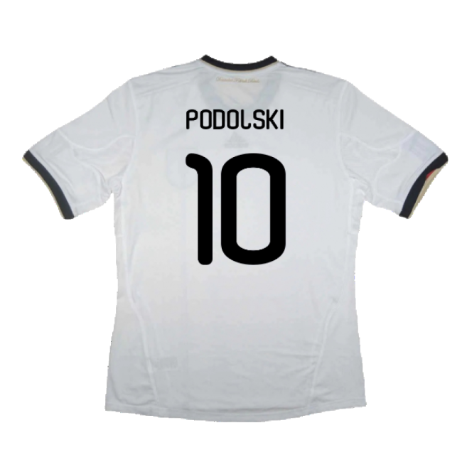 Player Issue Style Germany Home Player Jersey 2010-2011 (PODOLSKI 10)