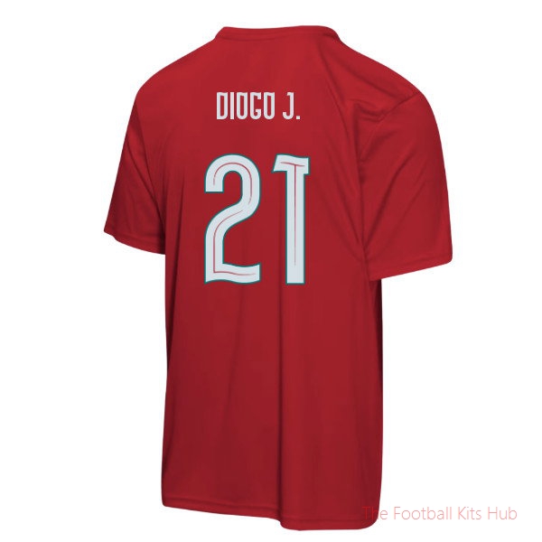 Replica Portugal 2026 World Cup T-Shirt (Kids) (Diogo J. 21)