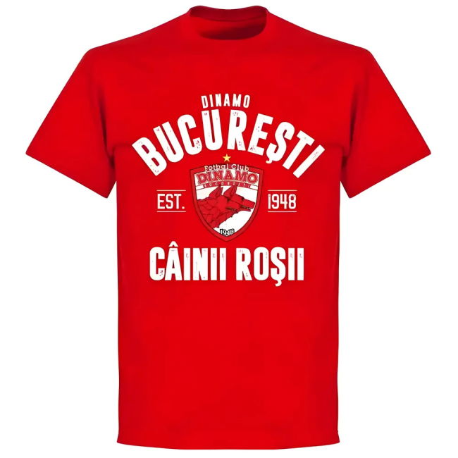 Dinamo Bucharest Established T-shirt - Red