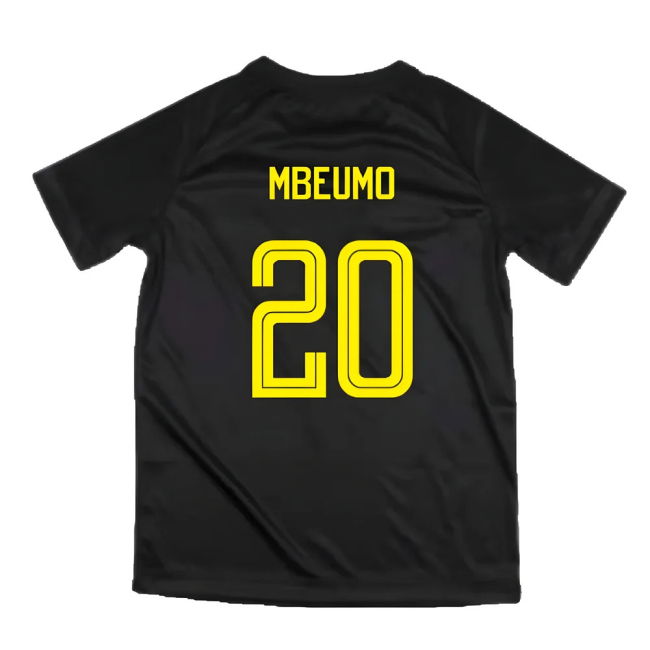 Top-Tier 2023-2024 Cameroon Training Tee (Black) (Mbeumo 20)