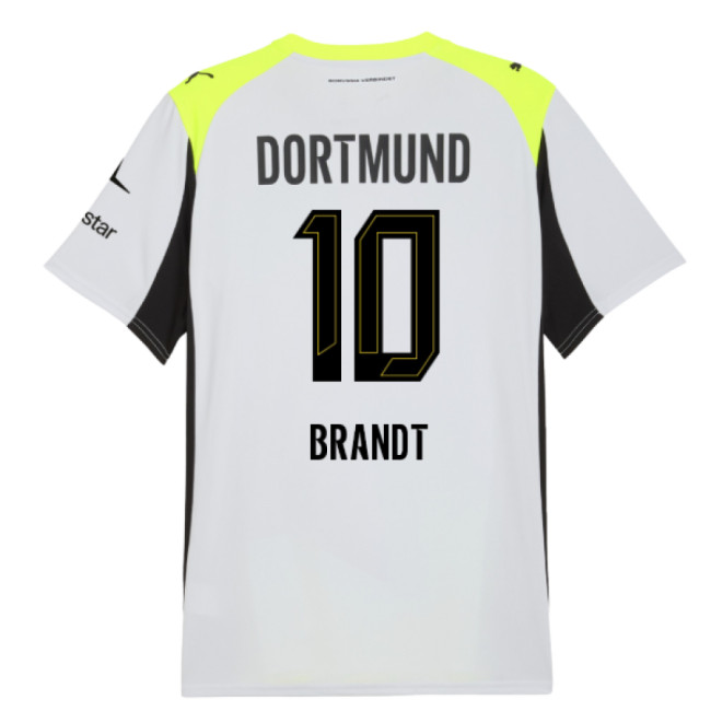 Professional-Grade 2025-2026 Borussia Dortmund Away Shirt (Brandt 10)